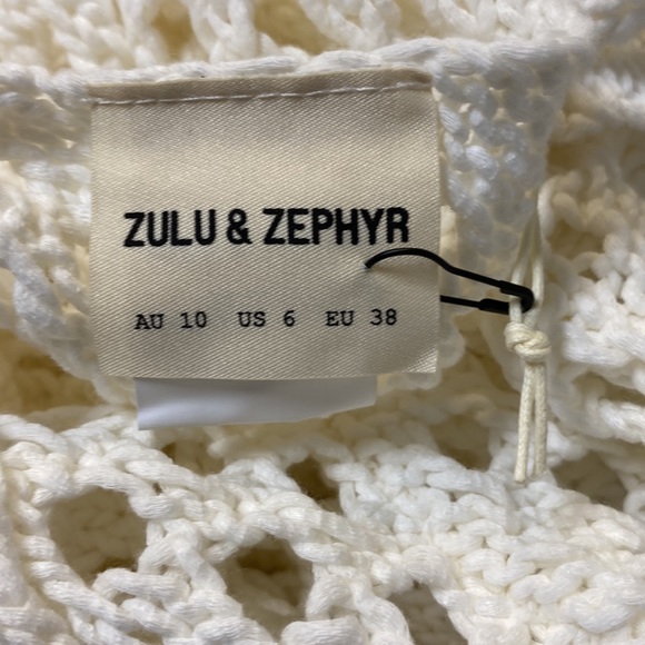 Zulu & Zephyr Dresses Zulu Zephyr Crochet Knit Dress Poshmark